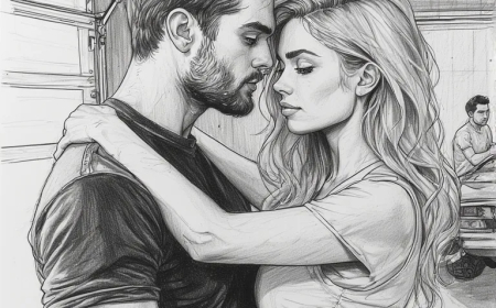 एक शाम को मेरी पत्नी गैराज में किसी अजनबी आदमी के साथ थी