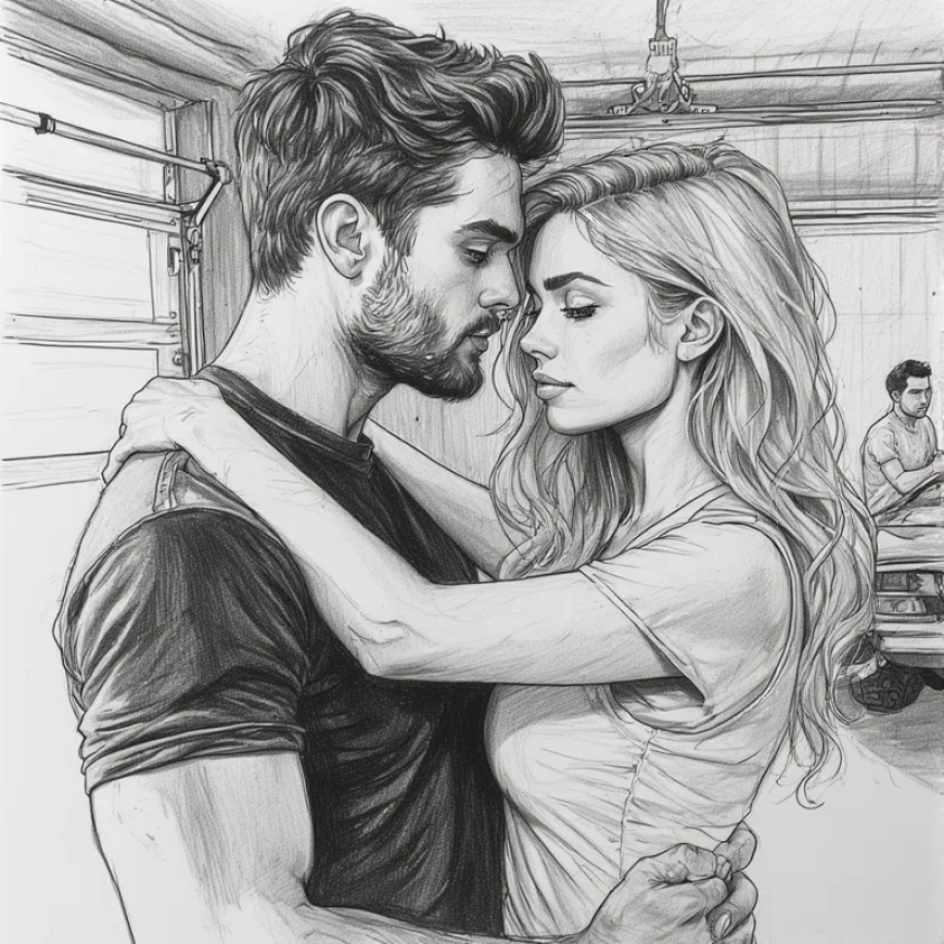 एक शाम को मेरी पत्नी गैराज में किसी अजनबी आदमी के साथ थी